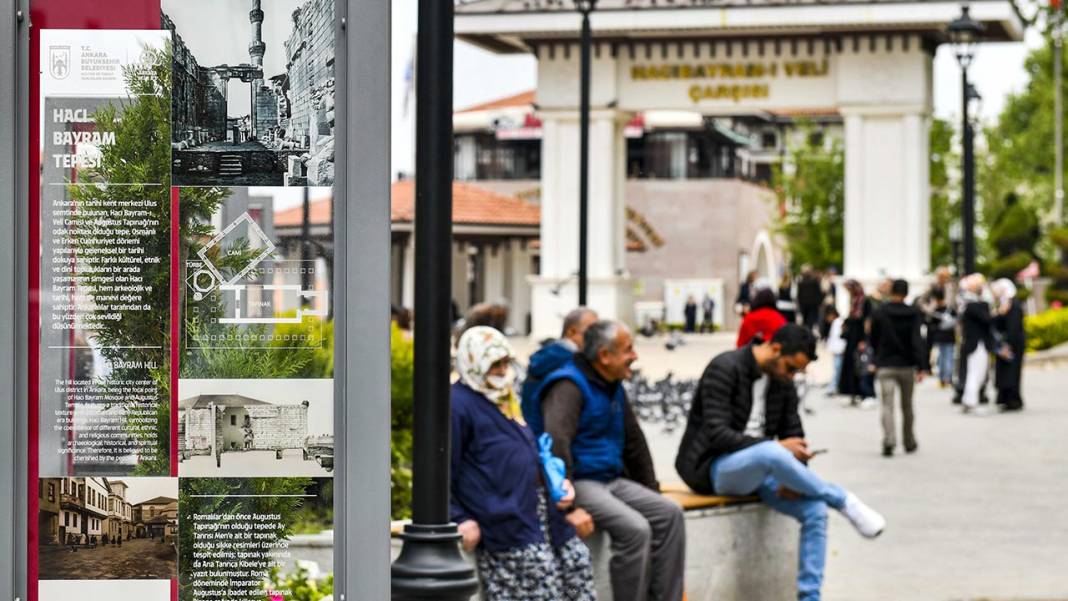 Hacı Bayram Meydanı yenilendi güzelleşti 8